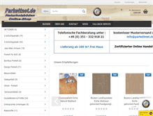 Tablet Screenshot of parkettnet.de